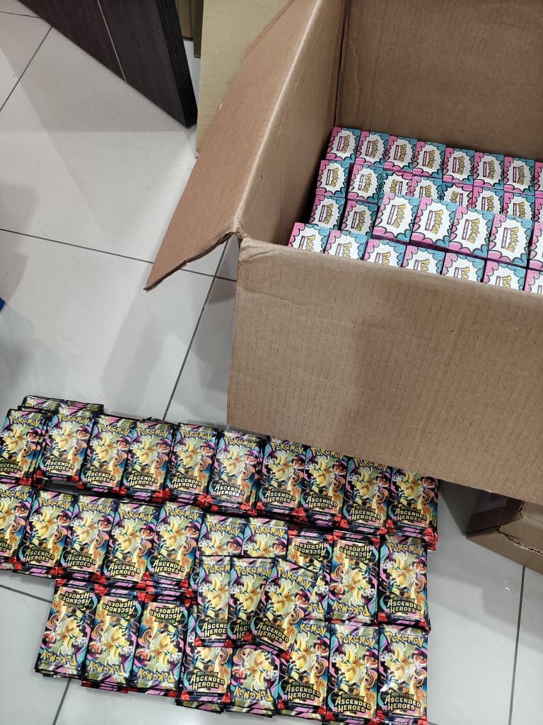 [1 June] New Pokemon TCG Stock Arrival! Ascended Hero Loosepack and Booster Bundle