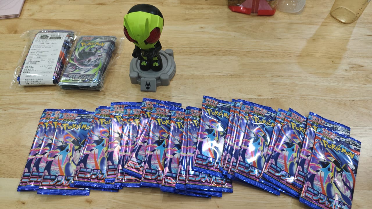 [Japanese] Ninja Spinner M4 LoosePack Mega Evolution EX Pokemon Card
