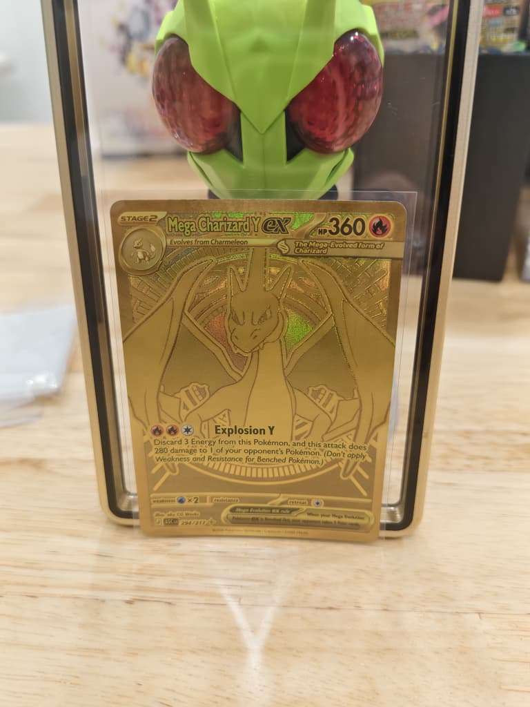 Mega Charizard Y ex 294/217 Mega Hyper Rare Ascended Heroes Pokemon Card