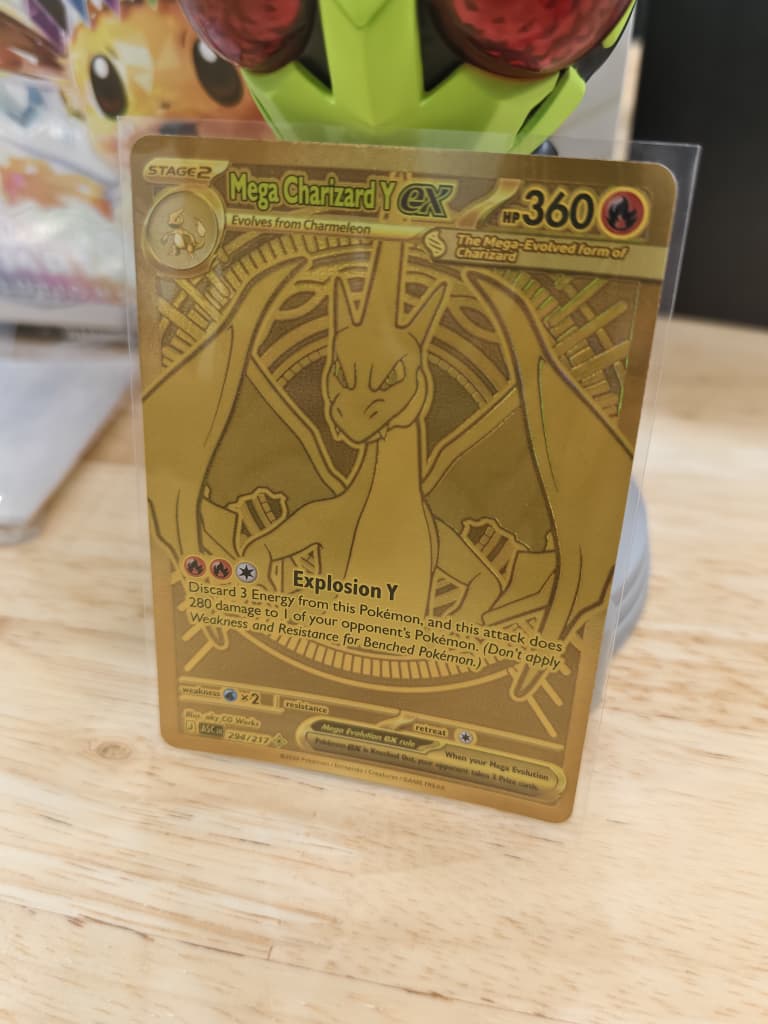 Mega Charizard Y ex 294/217 Mega Hyper Rare Ascended Heroes Pokemon Card