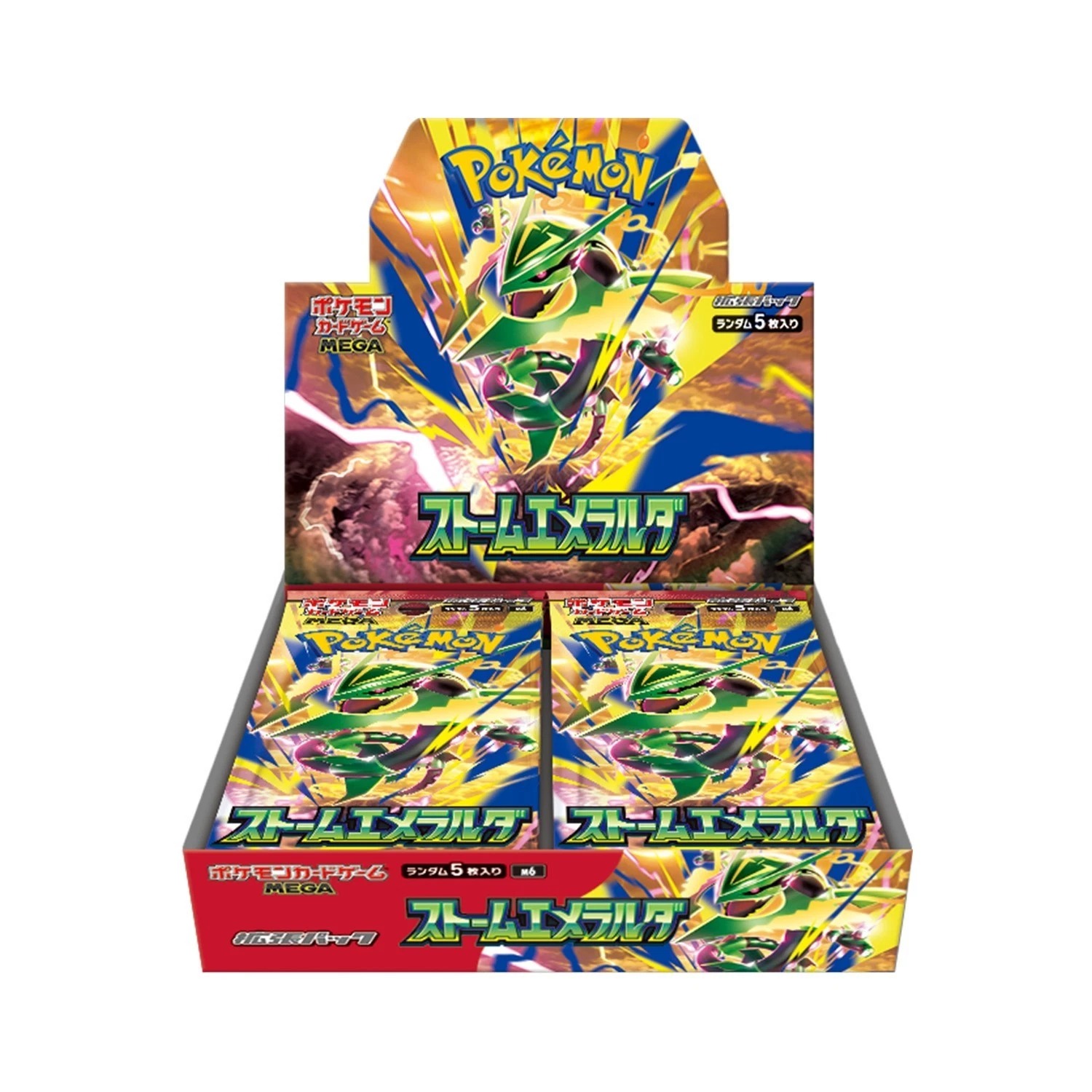 [Pre Order] MEGA Storm Emerald Booster Box M6 Japanese Shrink & Sealed Box Ver