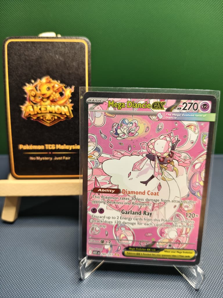 Mega Diancie ex SIR 282/217 Raw Cards English Ascended Heroes