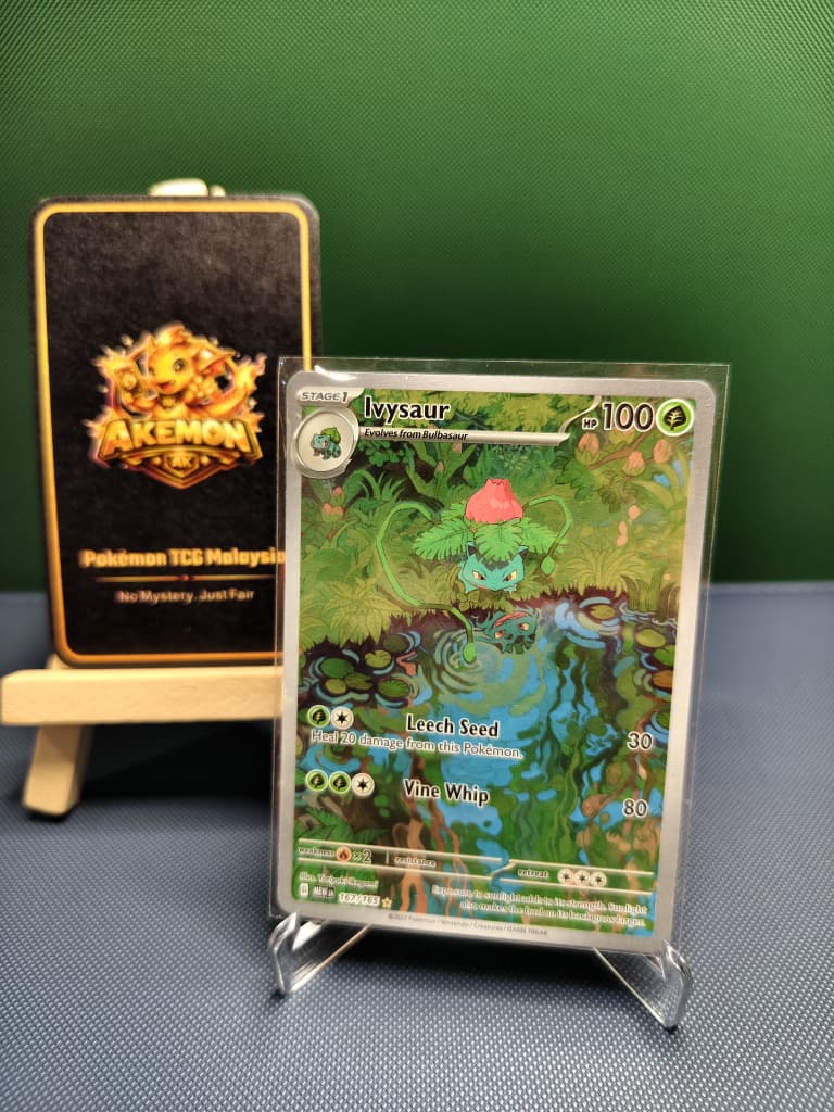 Ivysaur IR 167/165 Pokemon Raw Card Scarlet & Violet 151 English Ver
